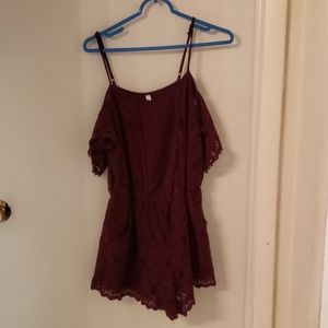 Cold Shoulder Romper